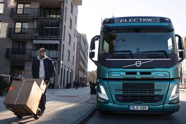Volvo lança caminhão pesado 100% elétrico 