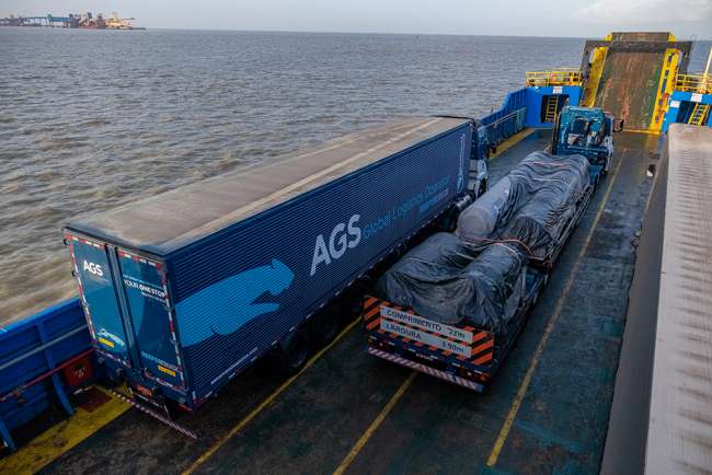 AGS transporta foguete coreano para o Brasil