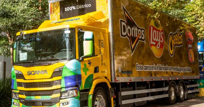 PepsiCo adquire seu primeiro caminhão elétrico para distribuição no Brasil
