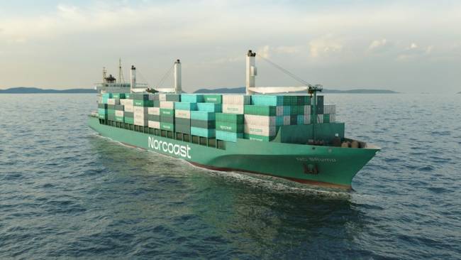 Norcoast inicia transporte de cargas pela costa brasileira