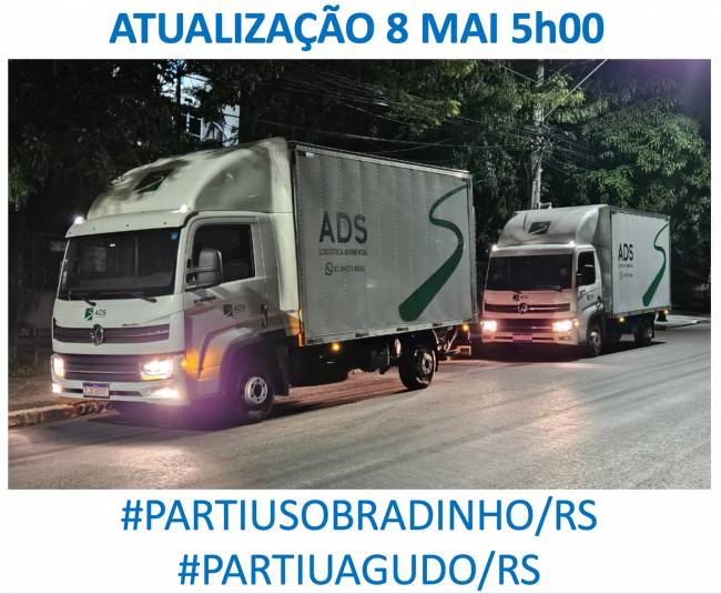 Tecnologística e ADS unem esforços para ajuda humanitária em Sobradinho (RS)