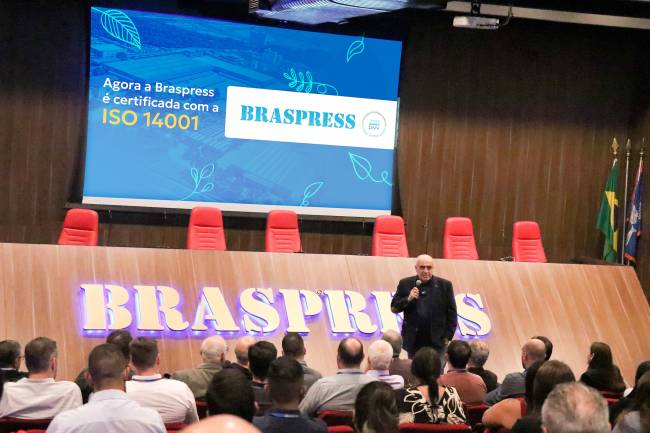 Braspress obtém certificação ISO 14001