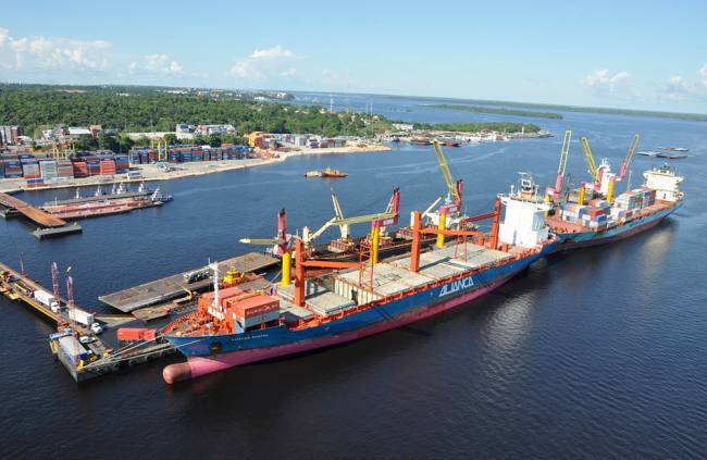 Setor naval de Manaus registra crescimento de 741% impulsionado pela demanda do agronegócio