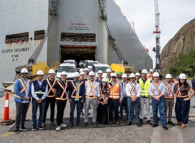 Terminal de Vila Velha realiza operação inédita com importação de veículos da Volkswagen