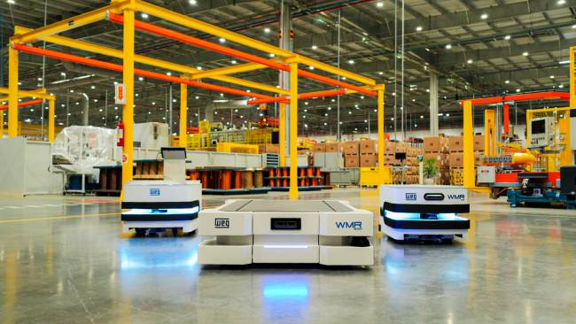 Robô autônomo com inteligência artificial é demonstrado pela primeira vez na Intermodal 2025