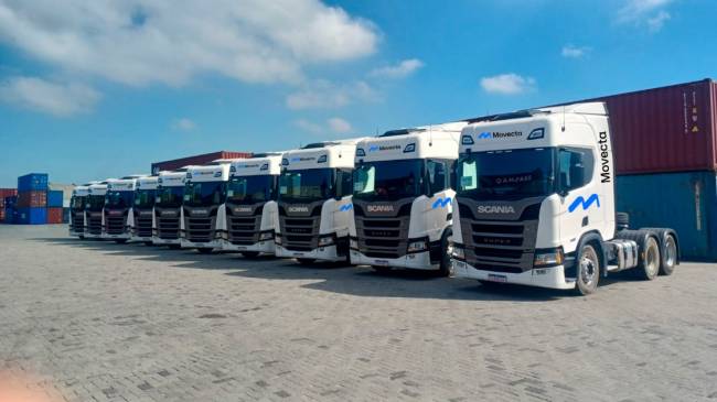 Movecta amplia frota para operações logísticas no Guarujá (SP)