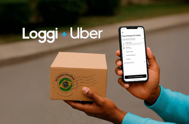 Loggi e Uber anunciam serviço integrado para entregas nacionais
