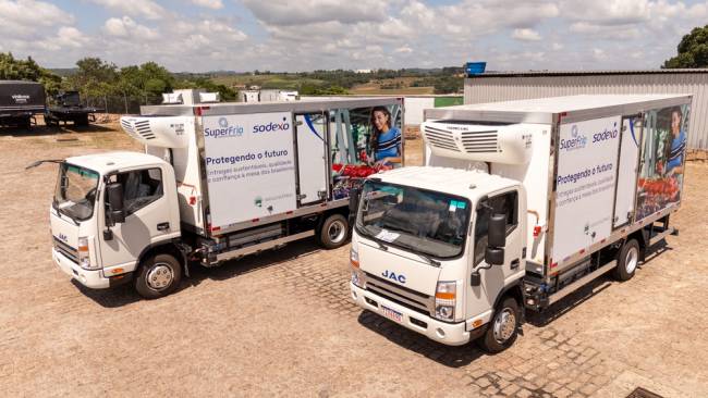 Sodexo avança a transição para frota verde com o apoio da Superfrio
