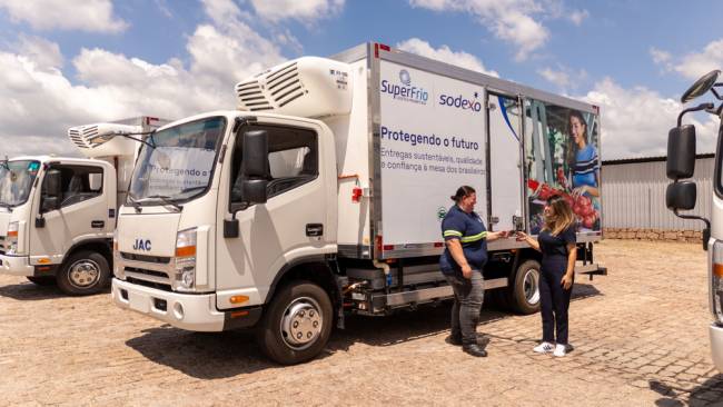 Sodexo avança a transição para frota verde com o apoio da Superfrio