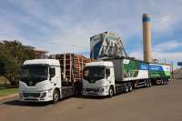 Bracell inicia operação de caminhões elétricos de 74 toneladas e amplia eletrificação da logística florestal e industrial