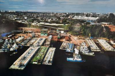 Polo naval de Manaus amplia produção e sustenta logística fluvial do agronegócio