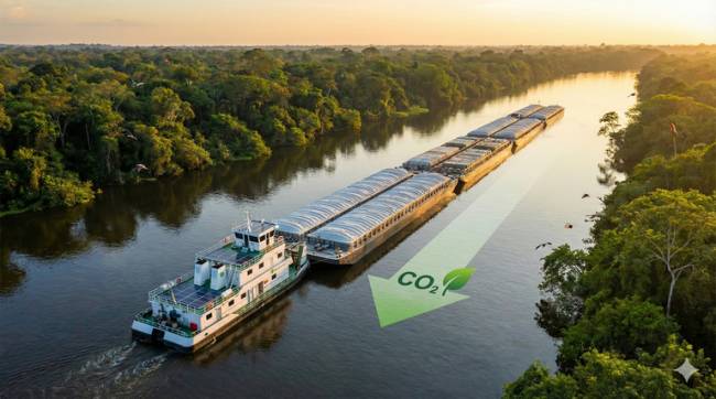 Hidrovias ampliam participação na logística nacional e reduzem emissões no transporte de cargas