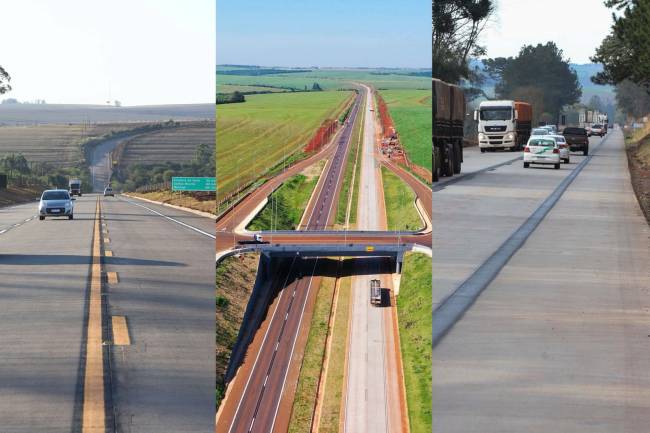 Paraná amplia malha de rodovias em concreto para 755 quilômetros após anúncio de novas obras