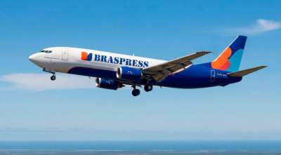 Braspress Air Cargo incorpora terceiro Boeing 737-400 e amplia capacidade operacional