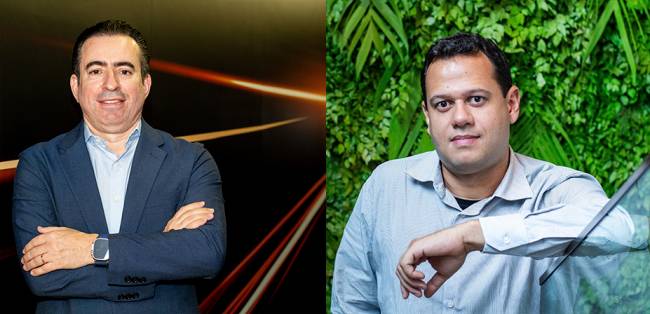 Adailton Dias, diretor executivo de Produtos e Resseguro, e Thiago Amorim, superintendente de Gerenciamento de Riscos da Sompo