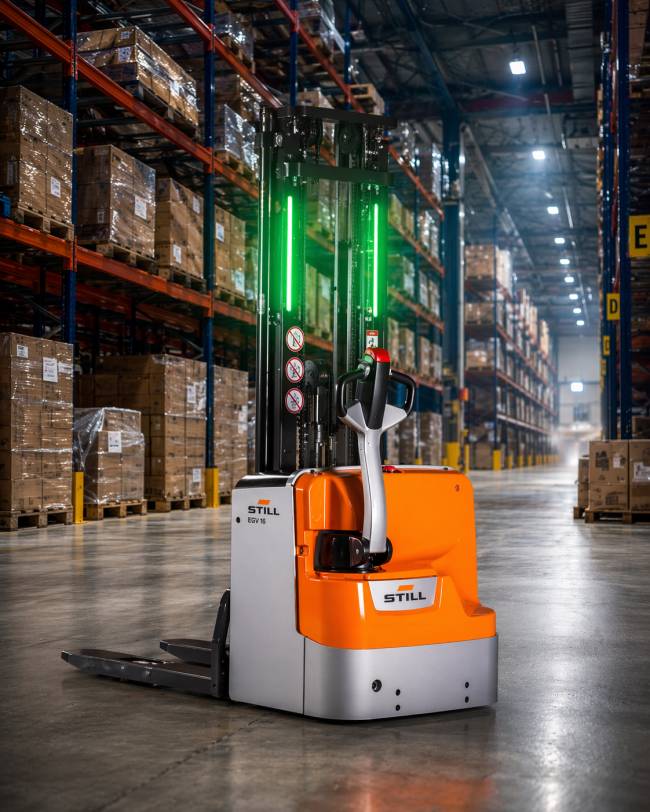 STILL lança transpaleteira ERX 27 e apresenta sistema de segurança inteligente na Intermodal 2026