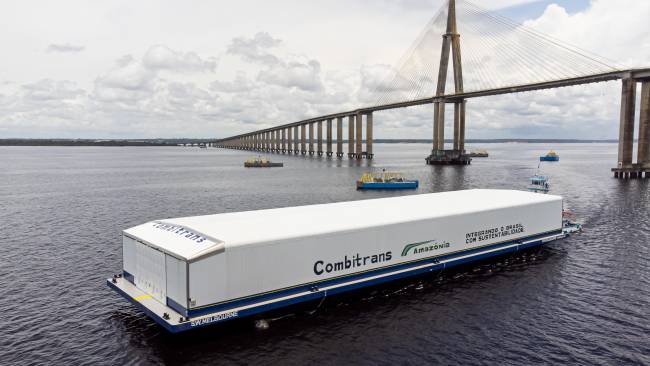 Combitrans leva nova geração das balsas SW e projetos sustentáveis à Intermodal 2026