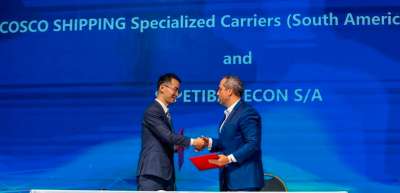 Sepetiba Tecon e Cosco firmam contrato de 10 anos e ampliam operação no eixo Brasil-China