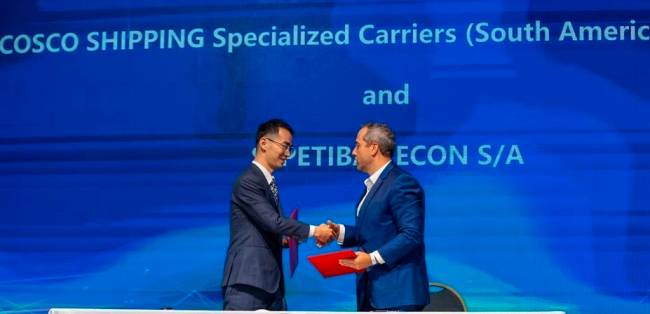 Sepetiba Tecon e Cosco firmam contrato de 10 anos e ampliam operação no eixo Brasil-China