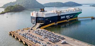 Porto de Paranaguá recebe mais de 5 mil veículos na maior operação automotiva de sua história