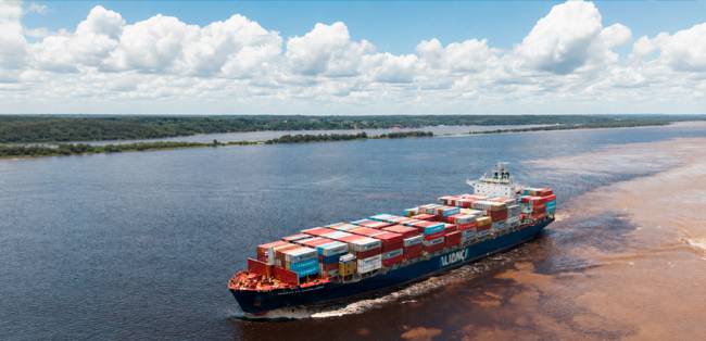 Aliança cria rota expressa de cabotagem entre Itapoá e Manaus com trânsito de 13 dias
