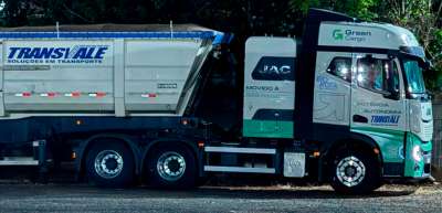 Green Cargo amplia testes com caminhões a gás no transporte de açúcar para o Porto de Santos