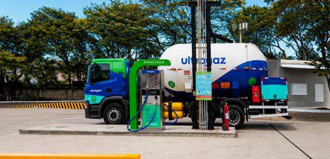 Ultragaz inaugura estação de biometano para abastecer frota pesada em Paulínia (SP)