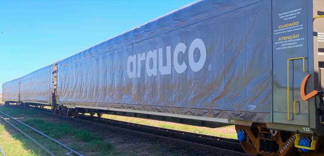 Arauco recebe primeiros vagões e tritrens para operação do Projeto Sucuriú