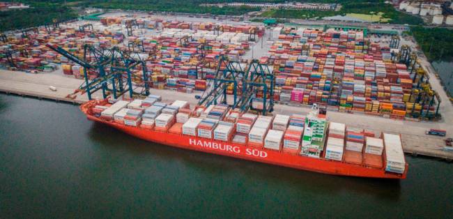 Porto de Santos movimenta 109,5 milhões de toneladas no acumulado até julho