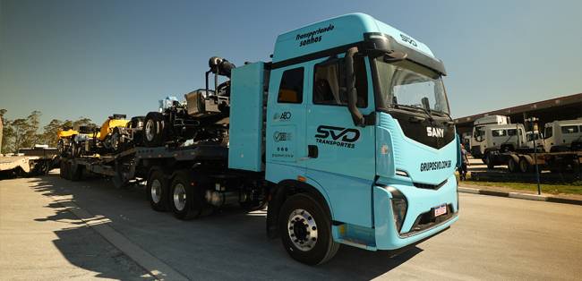 SVD Transportes inicia testes com caminhão pesado 100% elétrico