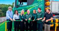 TransJordano inaugura Corredor Verde com caminhões movidos a biometano