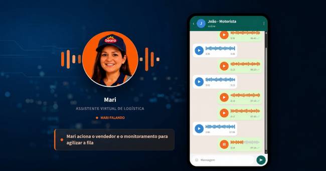 Seara usa assistente de IA para acompanhar rotas de entrega em tempo real