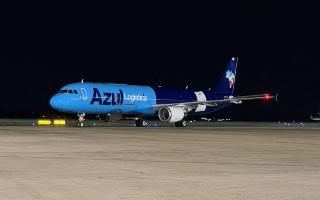 Azul Logística incorpora quarto avião cargueiro