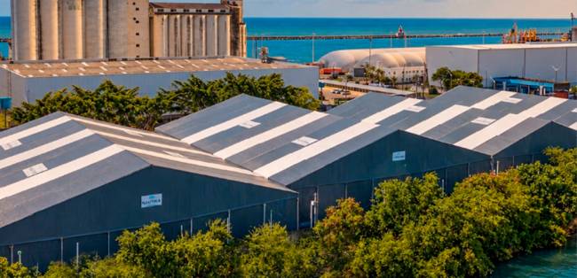 Nautika entrega galpões de lona que somam 7.500 m² no Porto do Recife
